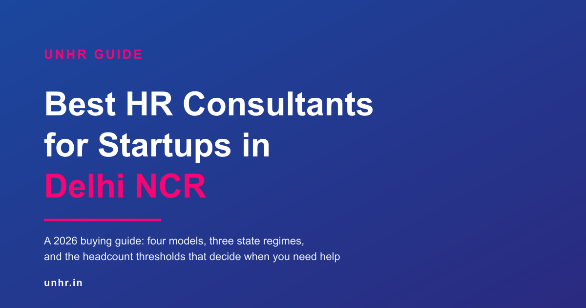 Thumbnail for: Best HR Consultants for Startups in Delhi NCR (2026 Guide)