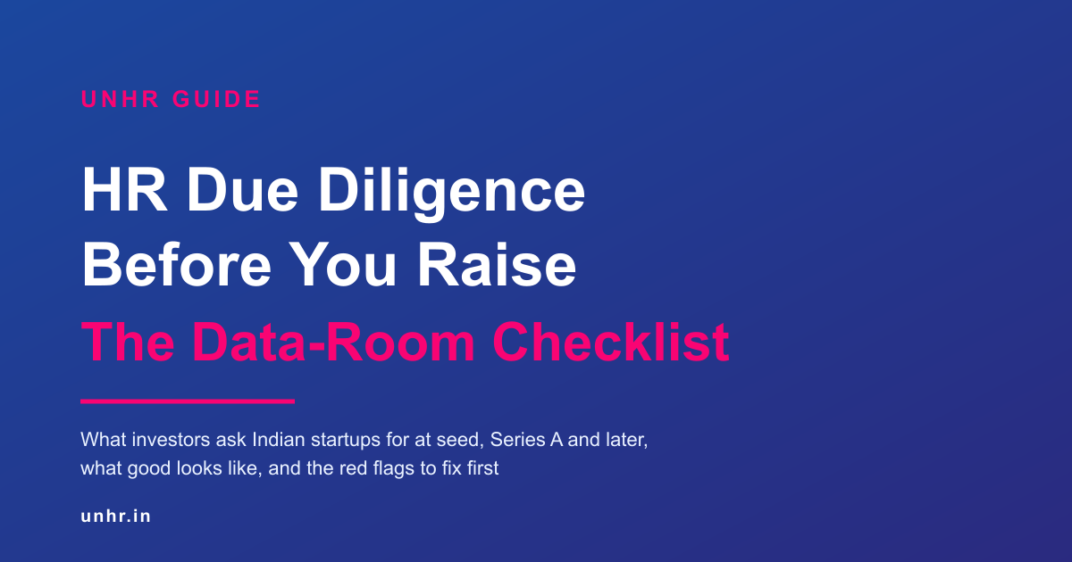 Thumbnail for: HR Due Diligence Checklist Before Fundraising (India, 2026)